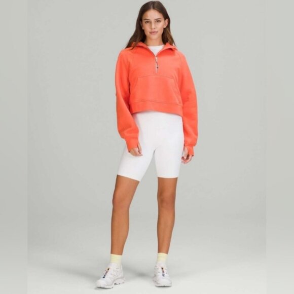 Lululemon Scuba Oversized HalfZip HoodieWarm Coral size ML - Picture 3 of 12